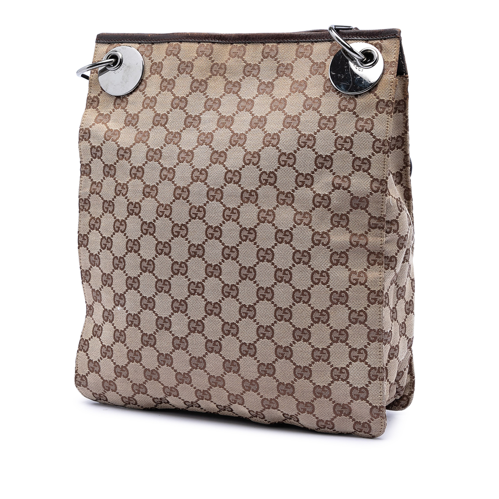 Pre-Loved Gucci GG Canvas Eclipse Crossbody - Picture 2 of 7